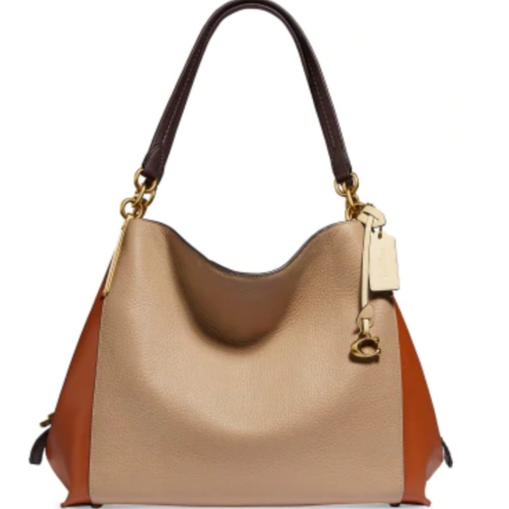 COACH Leather Dalton 31 Shoulder Bag